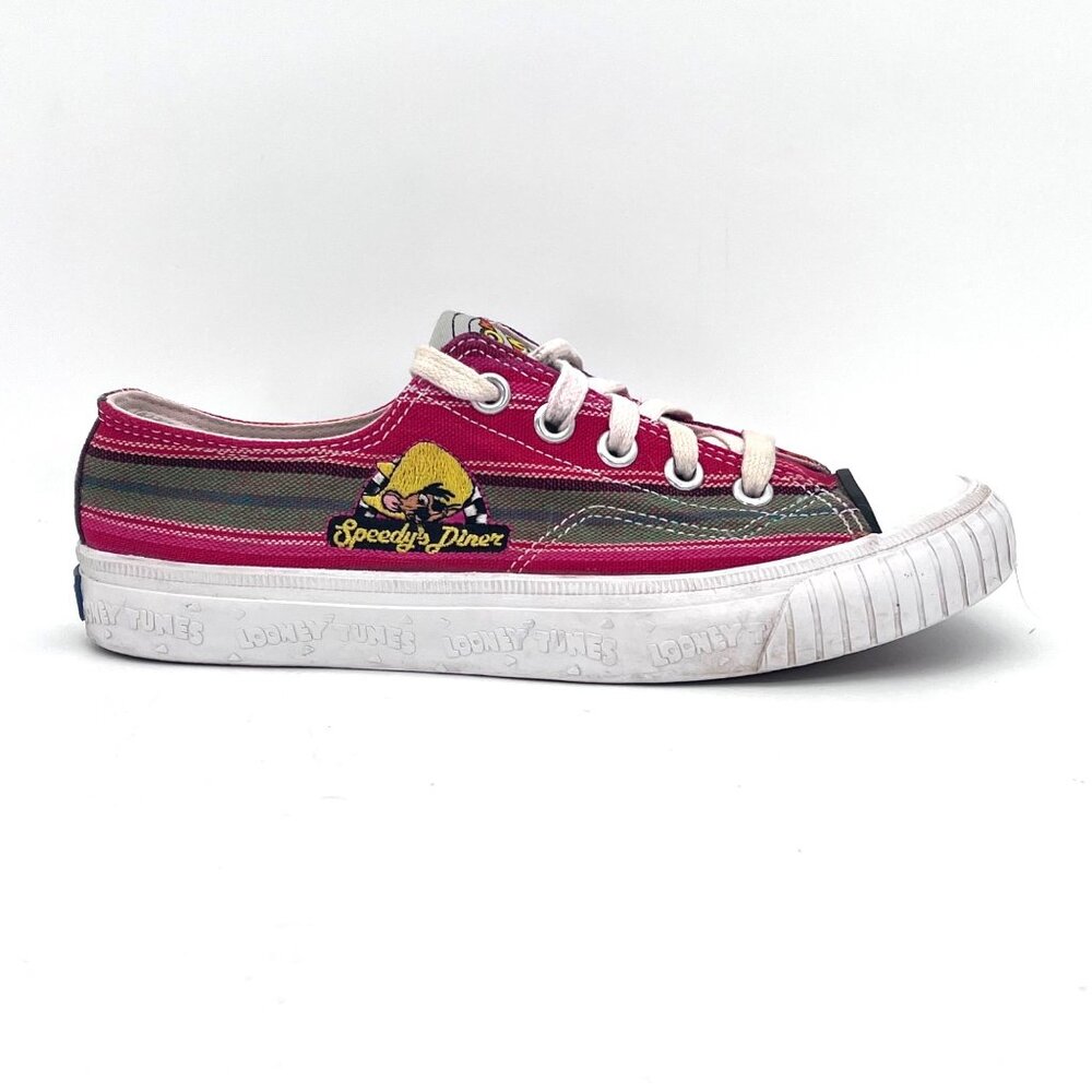 Keds Looney Tunes Speedys Diner Sneakers Mens 7.5 Speedy Gonzalez Tweety Cartoon - Picture 8 of 15
